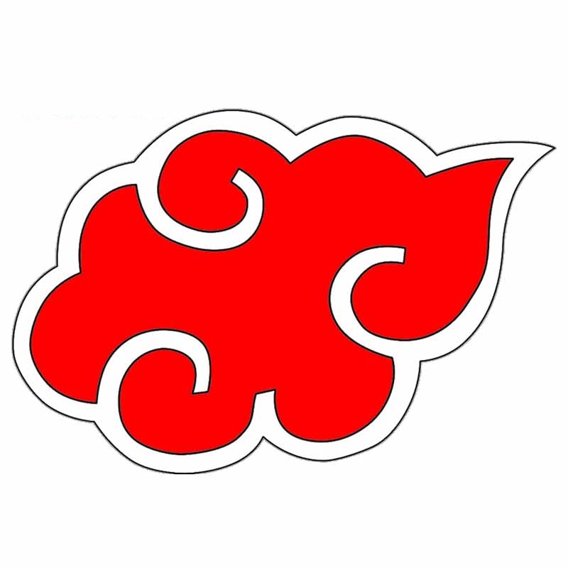 Naruto 'Akatsuki Symbol | 1.0' Vinyl Car Sticker