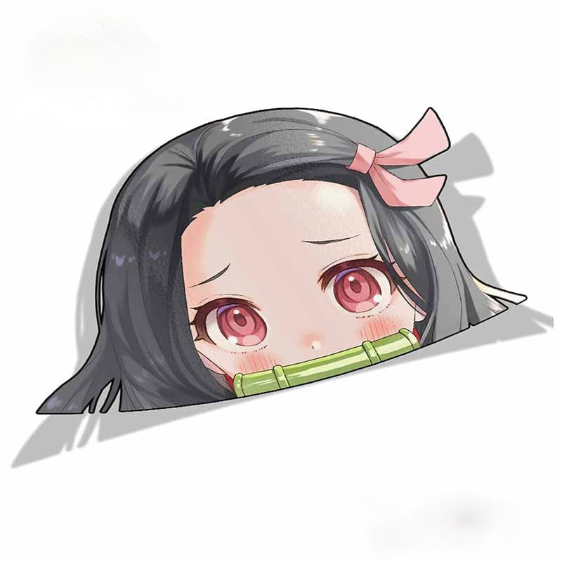 Demon Slayer 'Nezuko | Shadow 1.0' Vinyl Car Peeker Sticker