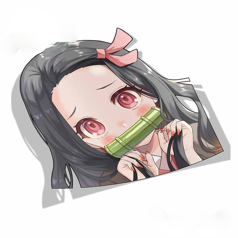 Demon Slayer 'Nezuko | Shadow 2.0' Vinyl Car Peeker Sticker