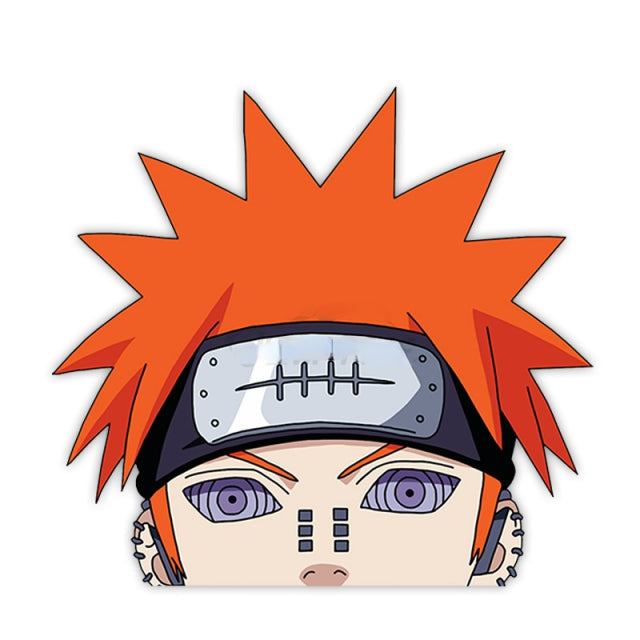 Naruto 'Nagato | Rinnegan Eyes' Vinyl Car Peeker Sticker