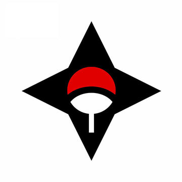 Naruto 'Uchiha Clan Logo | Black Star' Vinyl Car Sticker