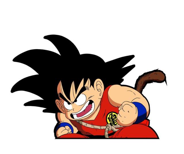 Dragon Ball Z 'Son Goku | Angry' Vinyl Car Sticker
