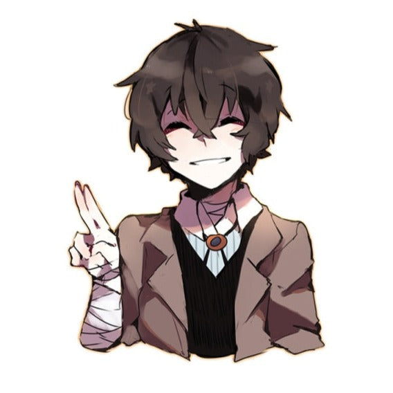 Bungo Stray Dogs 'Dazai | Happy' Vinyl Car Sticker