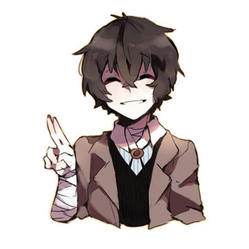 Bungo Stray Dogs 'Dazai | Happy' Vinyl Car Sticker