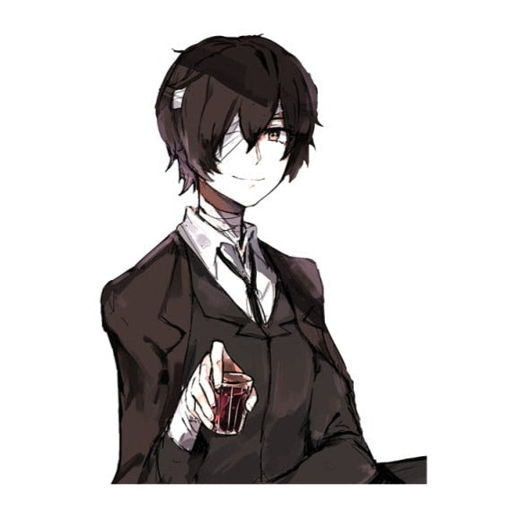 Bungo Stray Dogs 'Dazai | Drinking' Vinyl Car Sticker