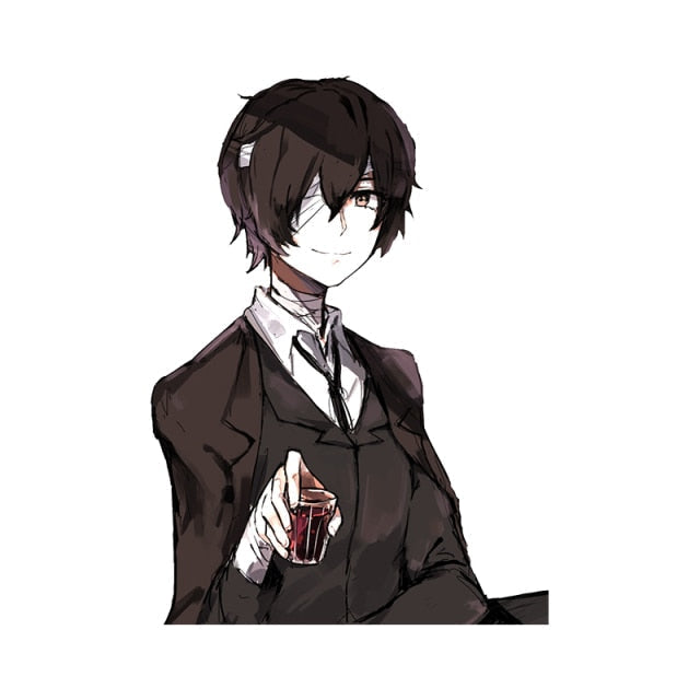 Bungo Stray Dogs 'Dazai | Drinking' Vinyl Car Sticker