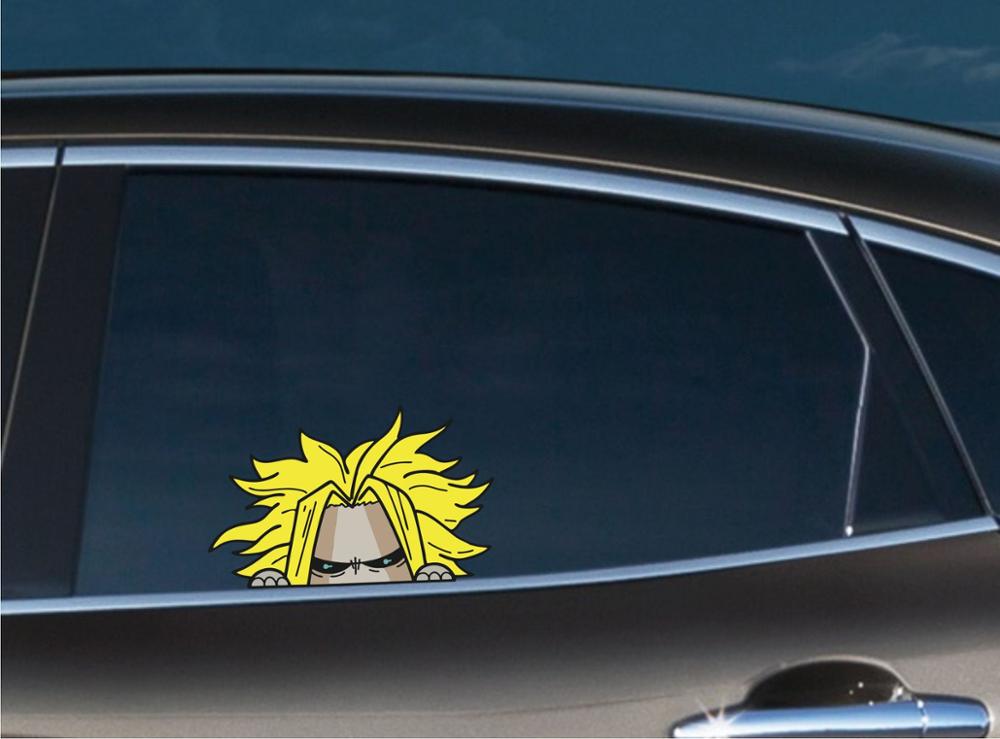 My Hero Academia 'All Might | Angry' Vinyl Car Peeker Sticker