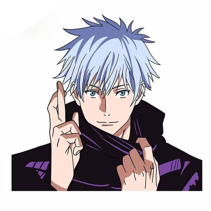 Jujutsu Kaisen 'Satoru Gojo | Fingers Crossed | 1.0' Vinyl Car Sticker
