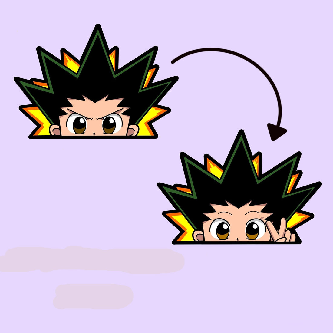 Hunter x Hunter 'Gon Freecss' Vinyl Car 3D Motion Sticker