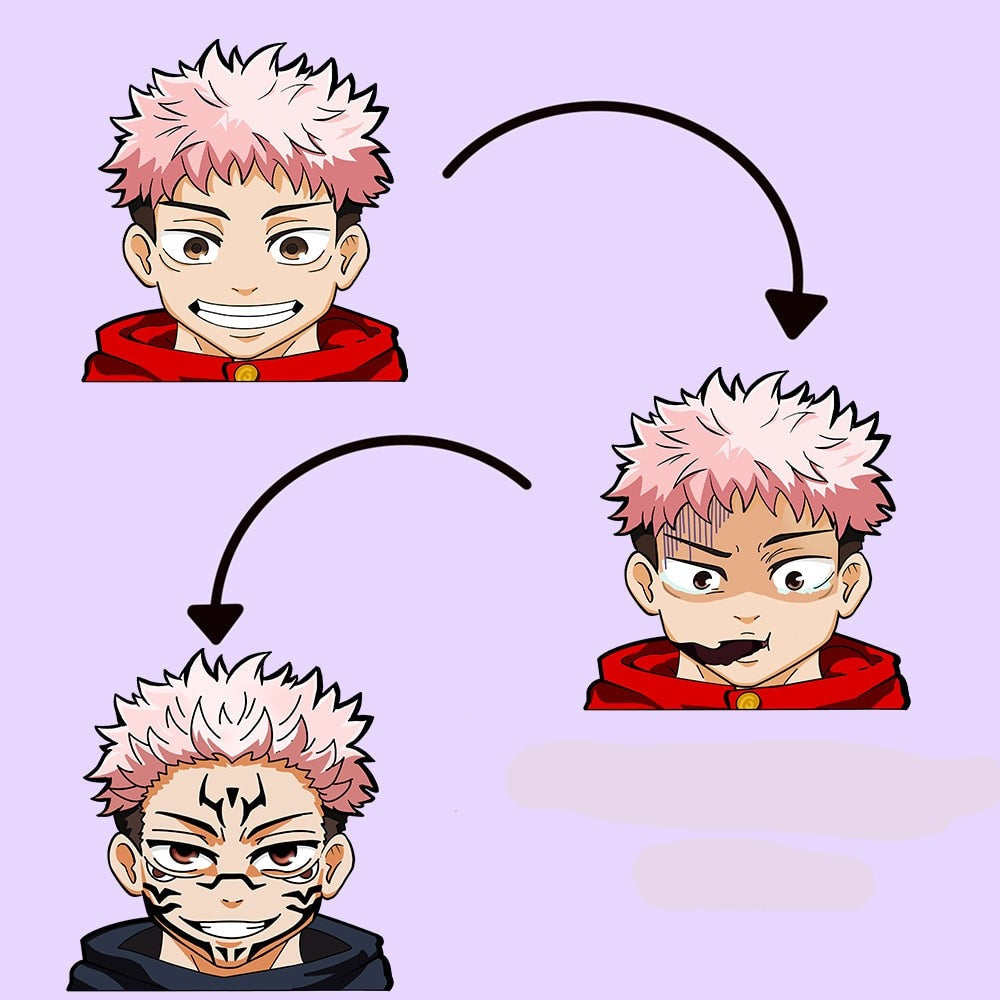 Jujutsu Kaisen 'Yuji Itadori' Vinyl Car 3D Motion Sticker