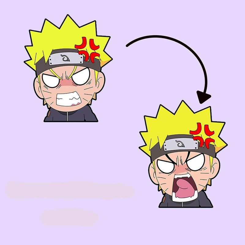 Naruto 'Naruto Uzumaki | Angry' Vinyl Car 3D Motion Sticker