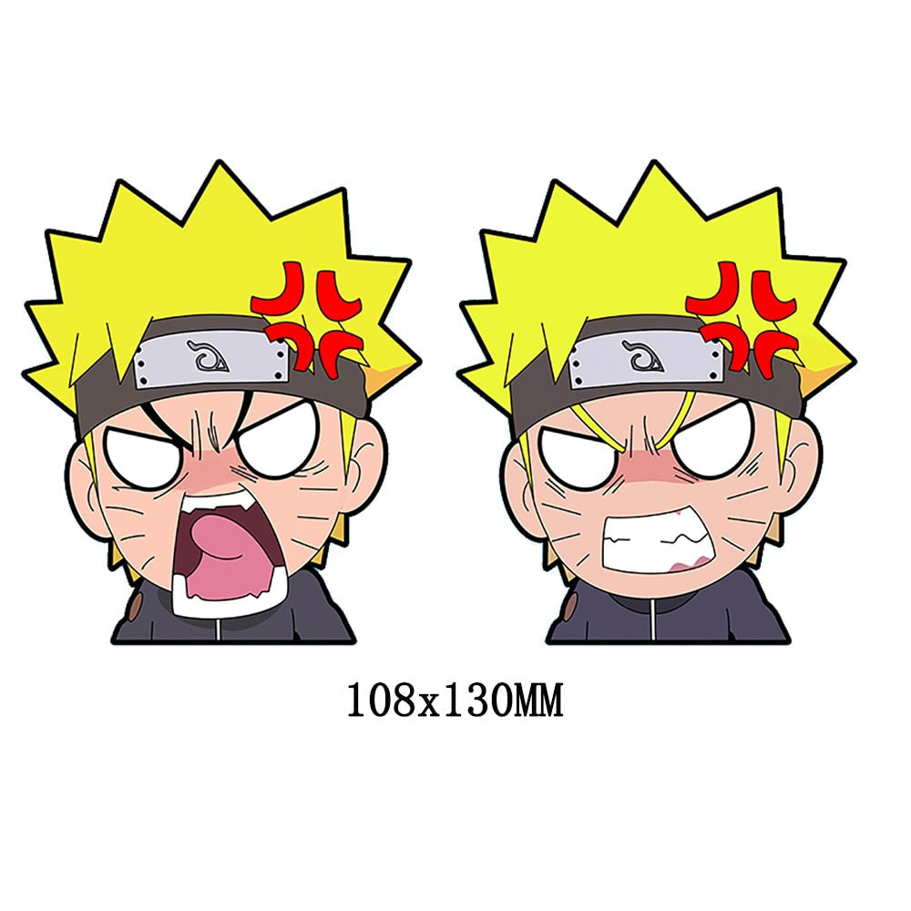 Naruto 'Naruto Uzumaki | Angry' Vinyl Car 3D Motion Sticker
