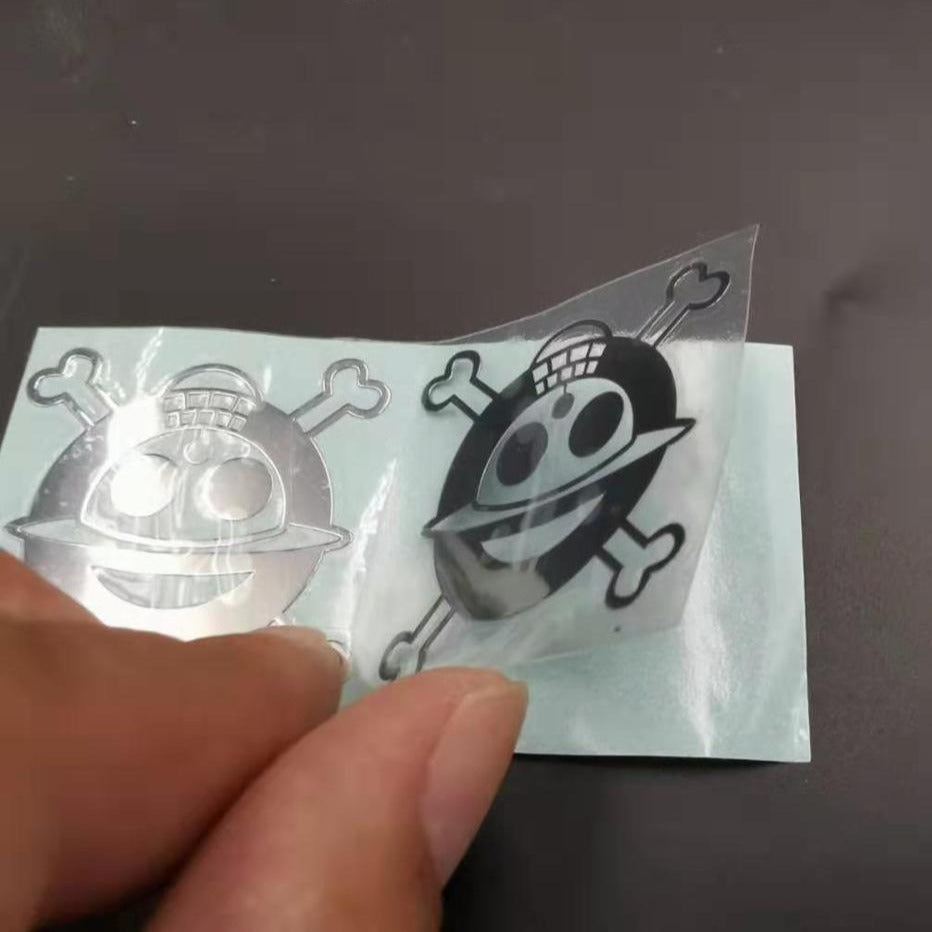 One Piece 'Logo | Set of 2' Metal Car Sticker