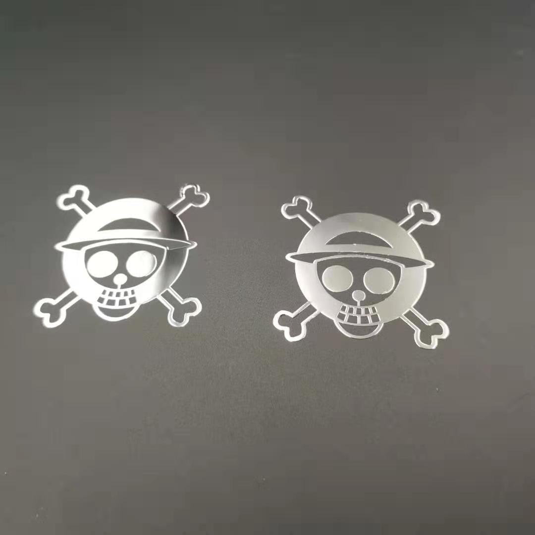 One Piece 'Logo | Set of 2' Metal Car Sticker