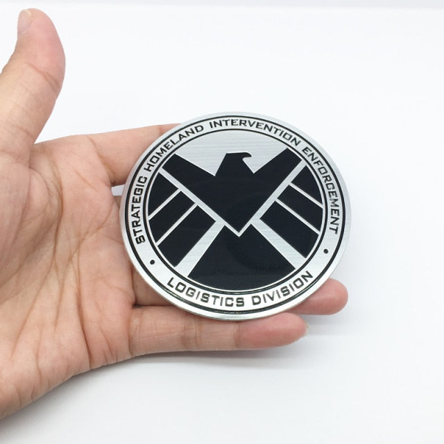Agents of S.H.I.E.L.D. 'Strategic Homeland Intervention Enforcement Logistics Division | 1.0' Metal Car Sticker