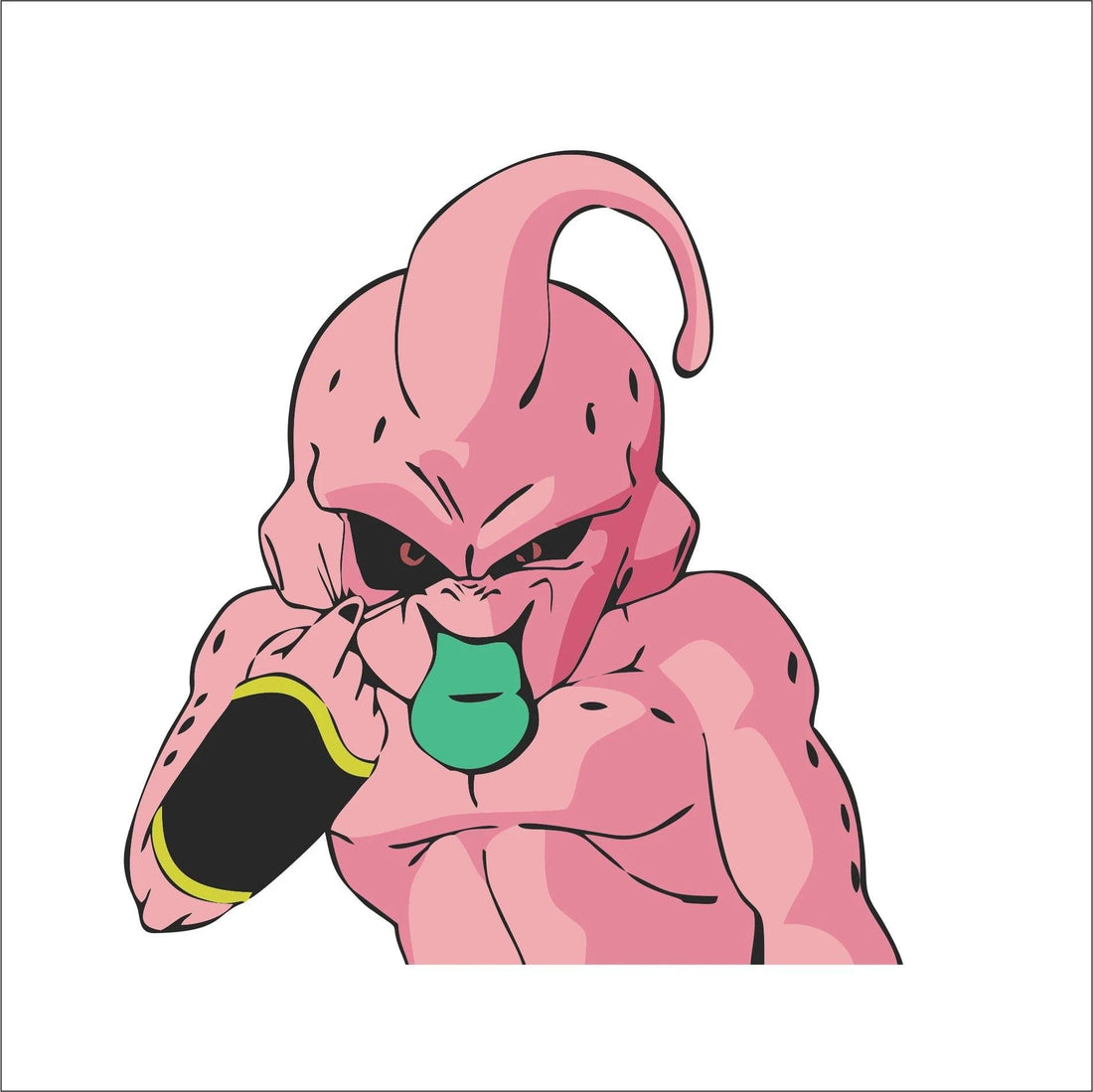 Dragon Ball Z 'Majin Buu | Wacky Face' Vinyl Car Sticker