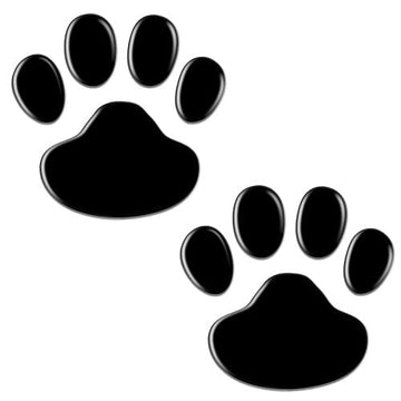 Cute Dog Paws 'Black' Vinyl Car Sticker