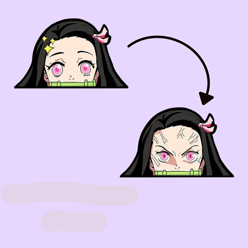 Demon Slayer 'Nezuko Kamado | 2.0' Vinyl Car 3D Motion Sticker