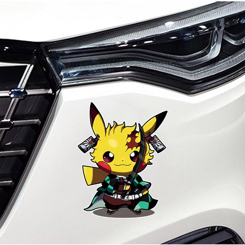 Pokémon 'Pikachu x Tanjiro | 2.0' Vinyl Car Sticker