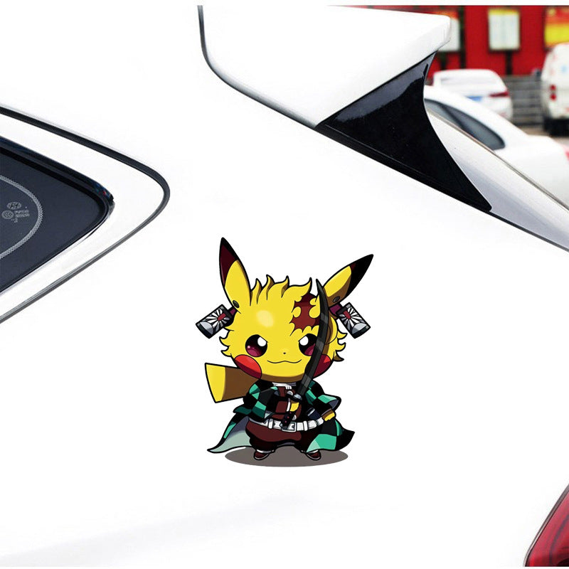 Pokémon 'Pikachu x Tanjiro | 2.0' Vinyl Car Sticker