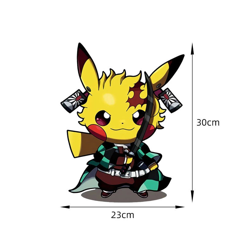 Pokémon 'Pikachu x Tanjiro | 2.0' Vinyl Car Sticker