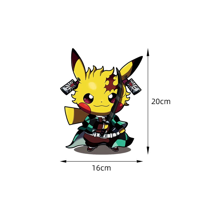 Pokémon 'Pikachu x Tanjiro | 2.0' Vinyl Car Sticker