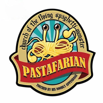 Flying Spaghetti Monster 'Church | Pastafarian' Vinyl Car Sticker
