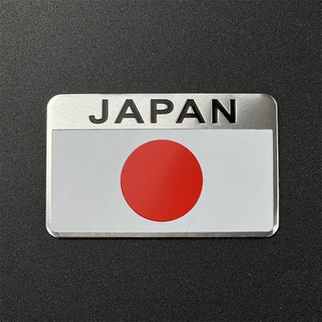Flag 'Japan' Metal Car Sticker