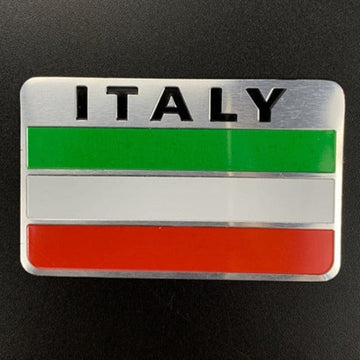 Flag 'Italy' Metal Car Sticker