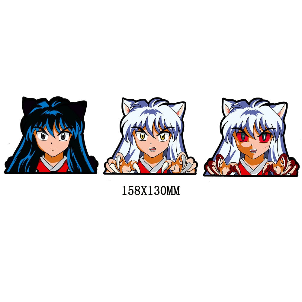 Inuyasha 'Inuyasha' Vinyl Car 3D Motion Sticker