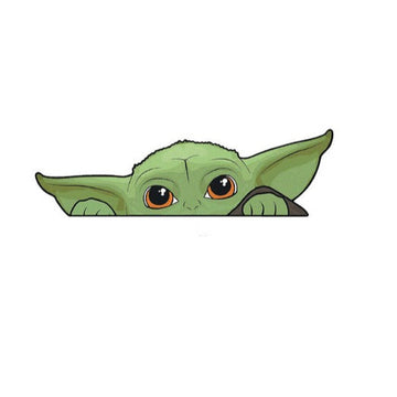 Star Wars 'Baby Yoda | Peeking | 3.0' Vinyl Car Peeker Sticker