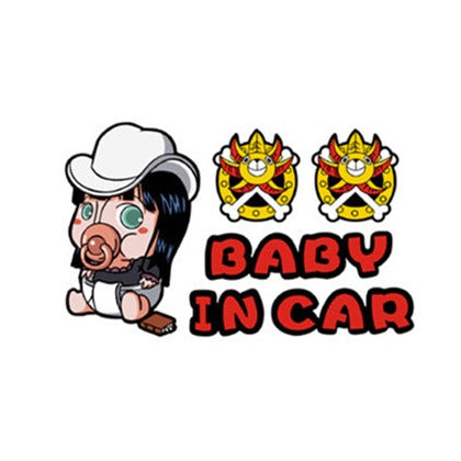 One Piece 'Nico Robin | Baby In Car | Pacifier' Vinyl Car Sticker