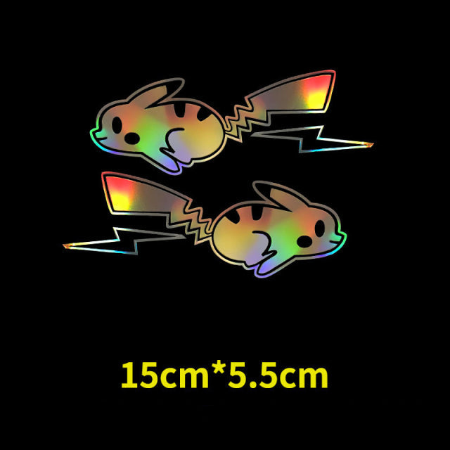 Pokémon 'Pikachu Laser | Lightning' Vinyl Car Sticker