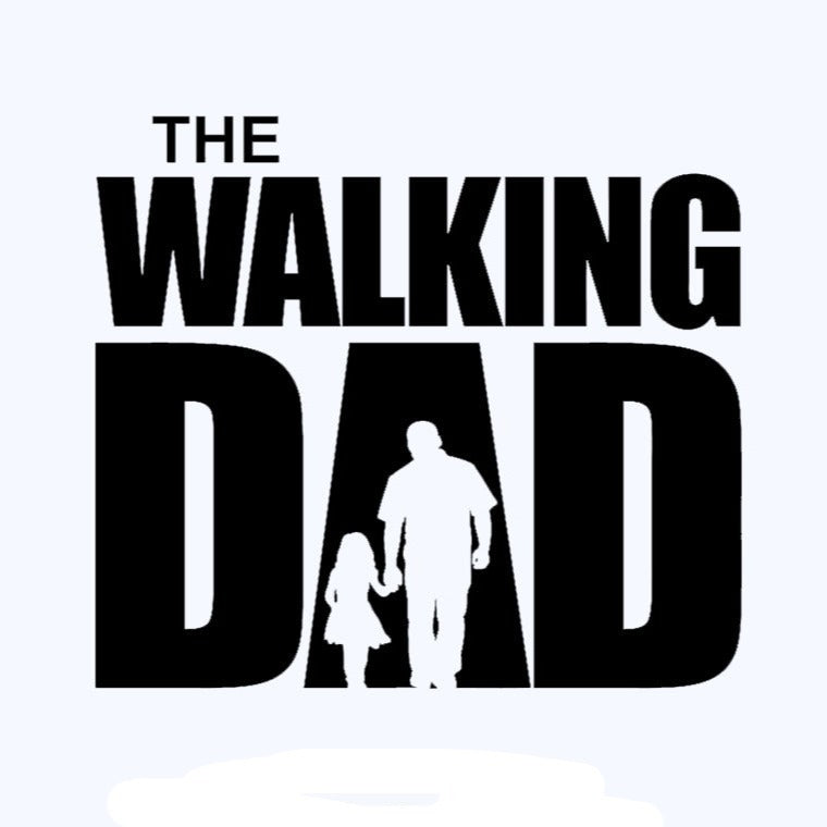 The Walking Dad 'Father & Daughter Bonding' Vinyl Car Sticker