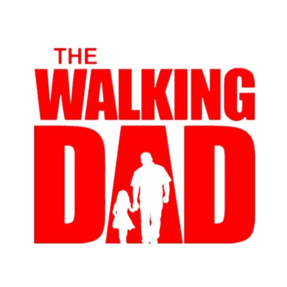 The Walking Dad 'Father & Daughter Bonding' Vinyl Car Sticker