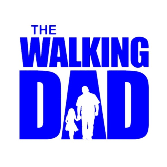 The Walking Dad 'Father & Daughter Bonding' Vinyl Car Sticker