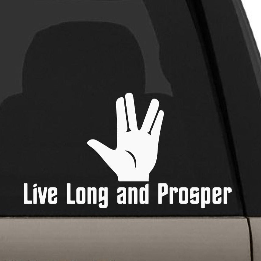 Star Trek 'Live Long And Prosper | Vulcan Salute | 2.0' Vinyl Car Sticker
