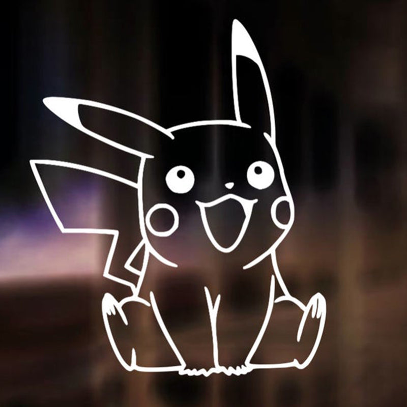 Pokemon 'Happy Pikachu' Vinyl Car Sticker