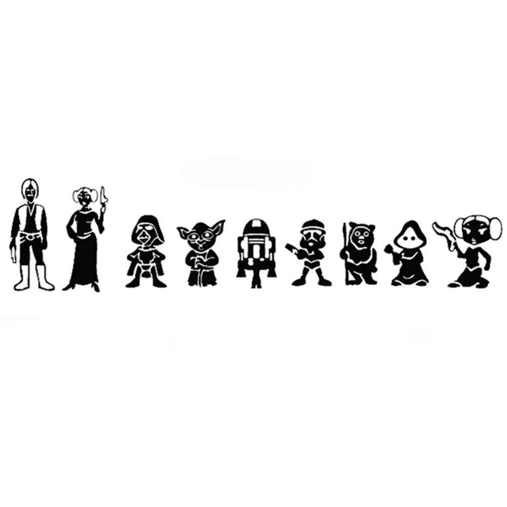 Star Wars 'Characters Portrait' Vinyl Car Sticker