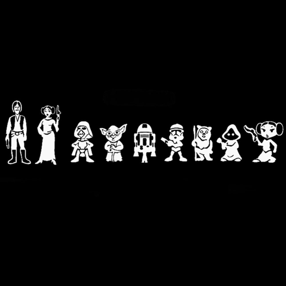 Star Wars 'Characters Portrait' Vinyl Car Sticker