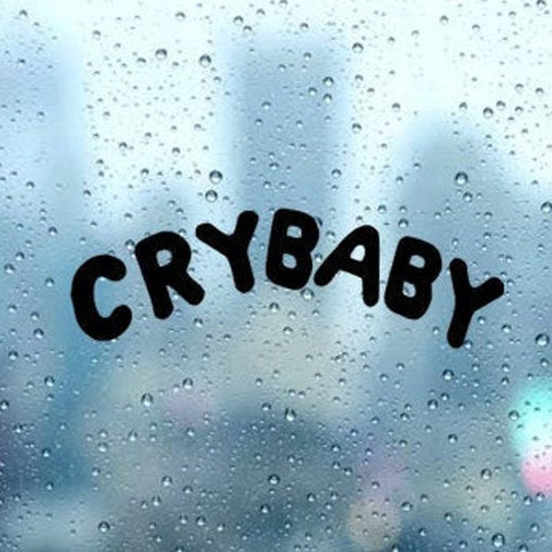 Funny 'Cry Baby' Vinyl Car Sticker