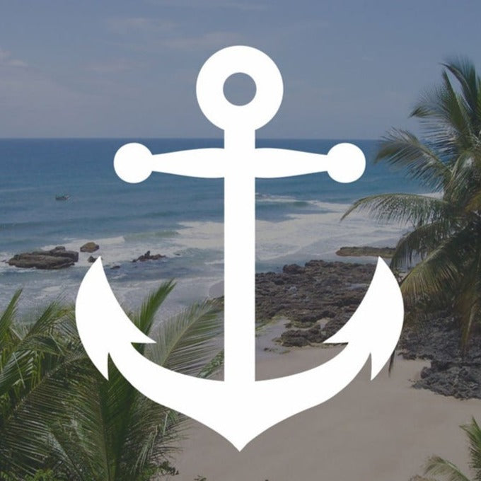 Cool 'Ship Anchor' Vinyl Car Sticker