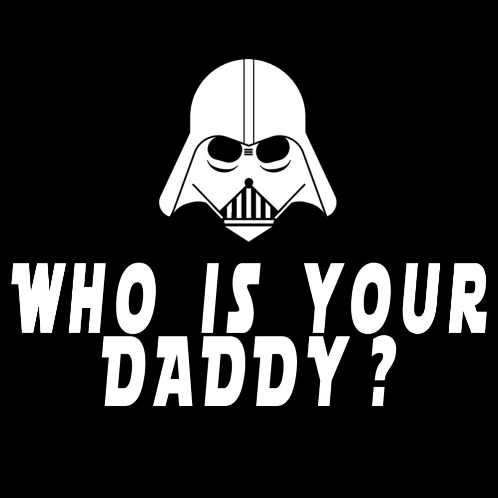 Star Wars 'Darth Vader Helmet | Who Is Your Daddy?' Vinyl Car Sticker