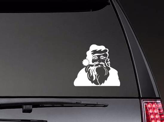 Santa Claus 'Christmas Portrait' Vinyl Car Sticker