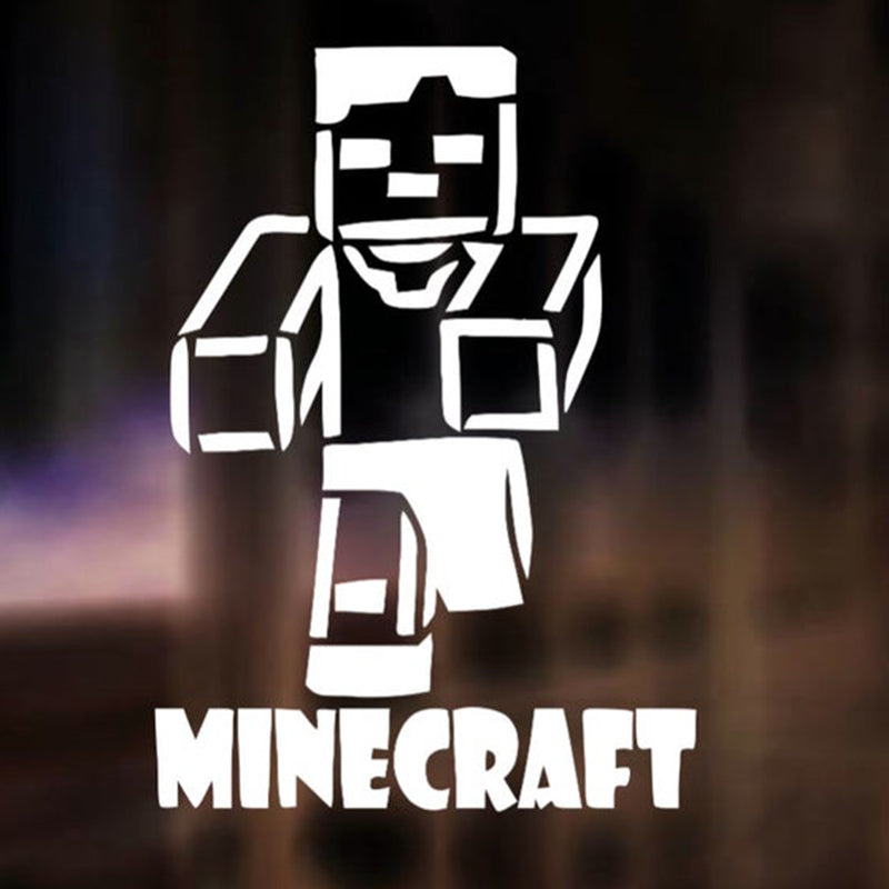 Minecraft 'Running' Vinyl Car Sticker