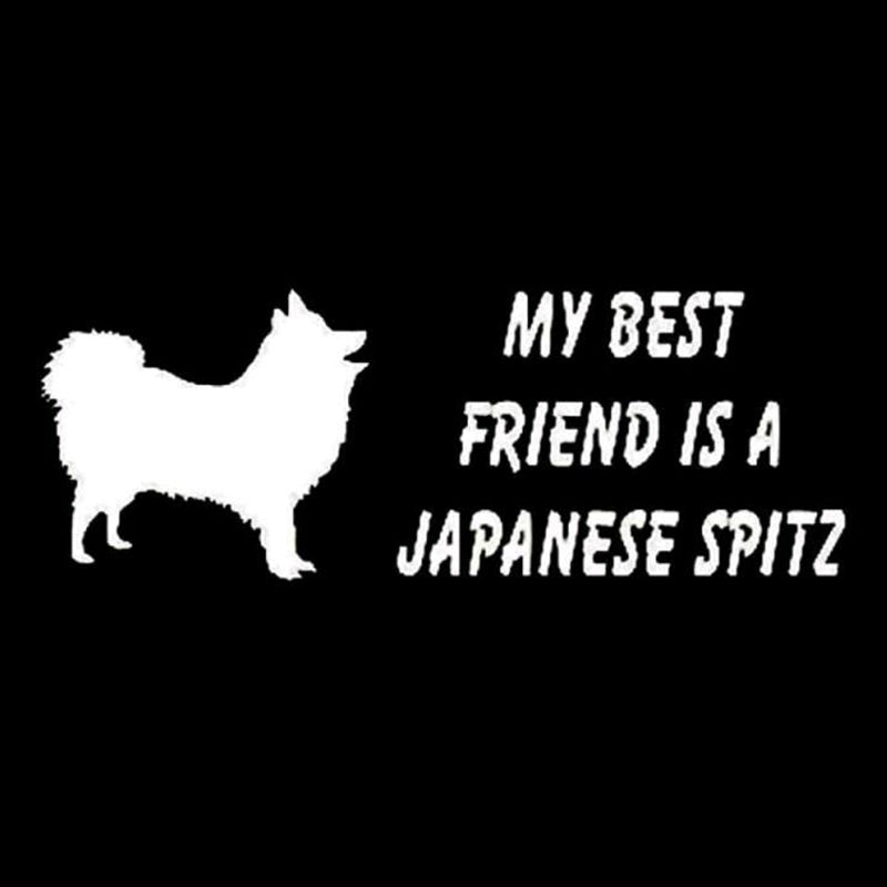 'My Best Friend Is A Japanese Spitz' Vinyl Car Sticker