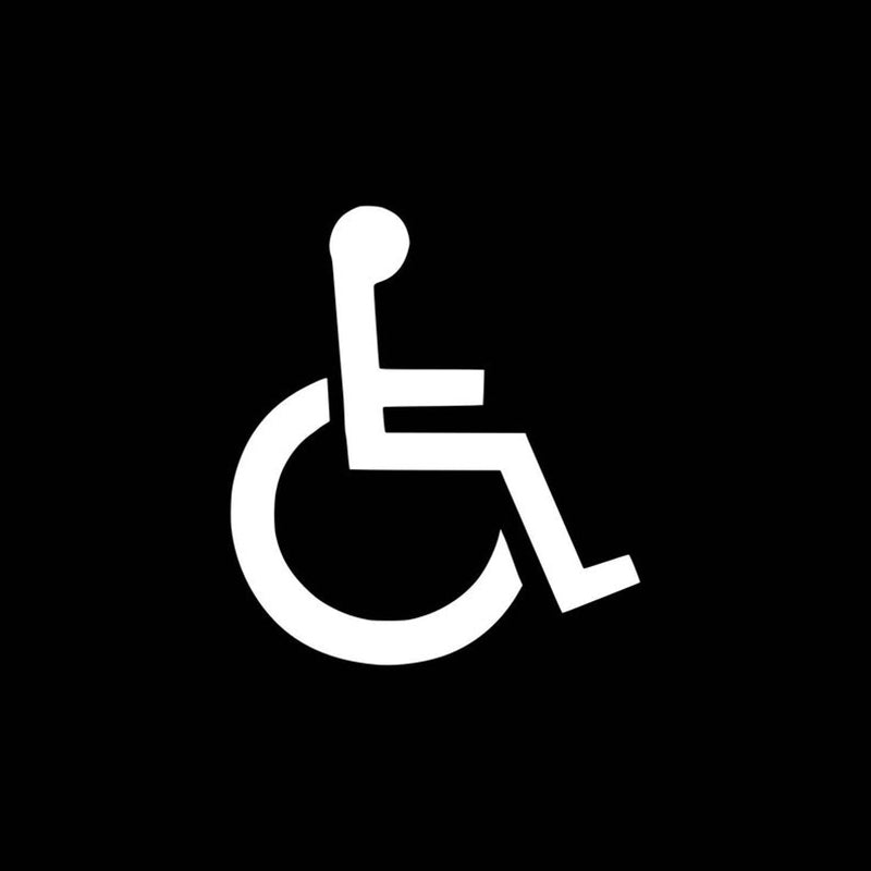 Cool 'Disability Symbol' Vinyl Car Sticker